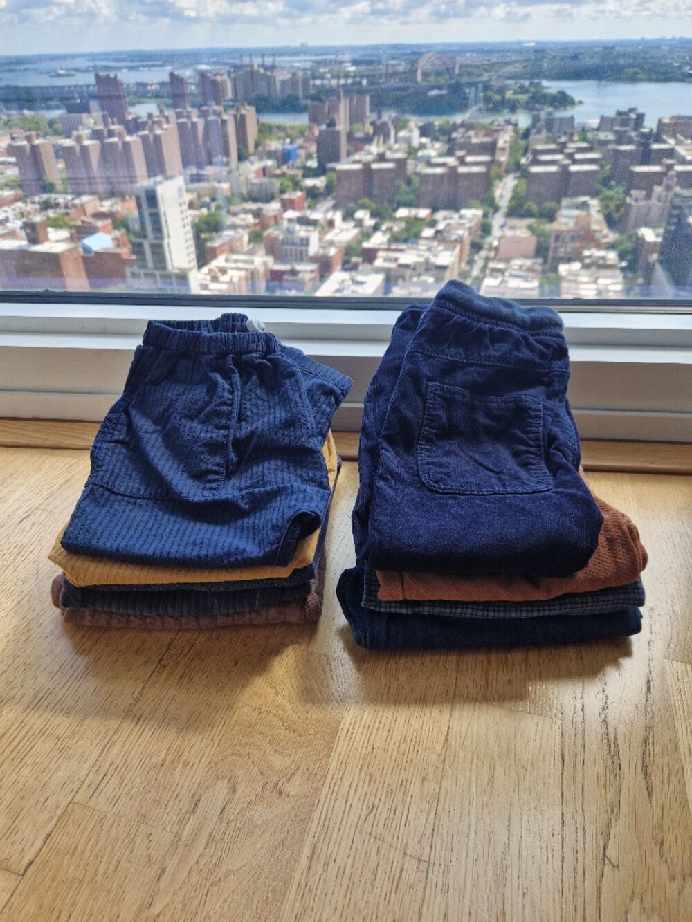 Lot of 9 pants/trousers for toddler  2/3 years old boy